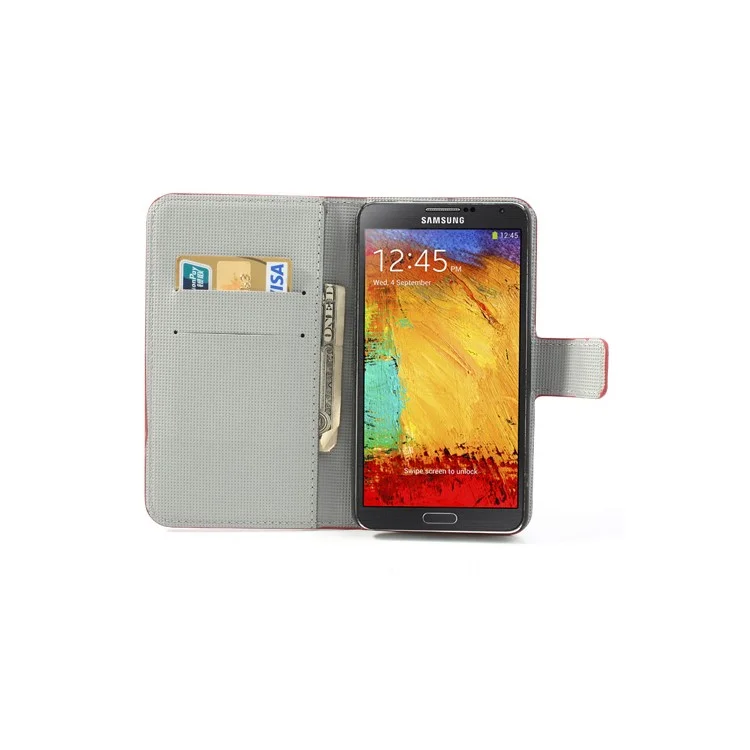 Vintage USA National Flag for Samsung Galaxy Note 3 N9000 N9002 Wallet Leather Cover