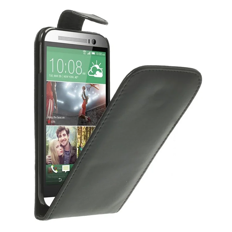 Vertical Magnetic Flip Leather Case Cover for HTC One M8