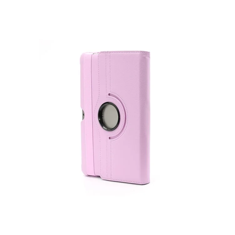 360 Degree Rotary Leather Stand Case for Samsung Galaxy Tab 2 10.1 P5100 P5110 P7500 P7510 - Pink