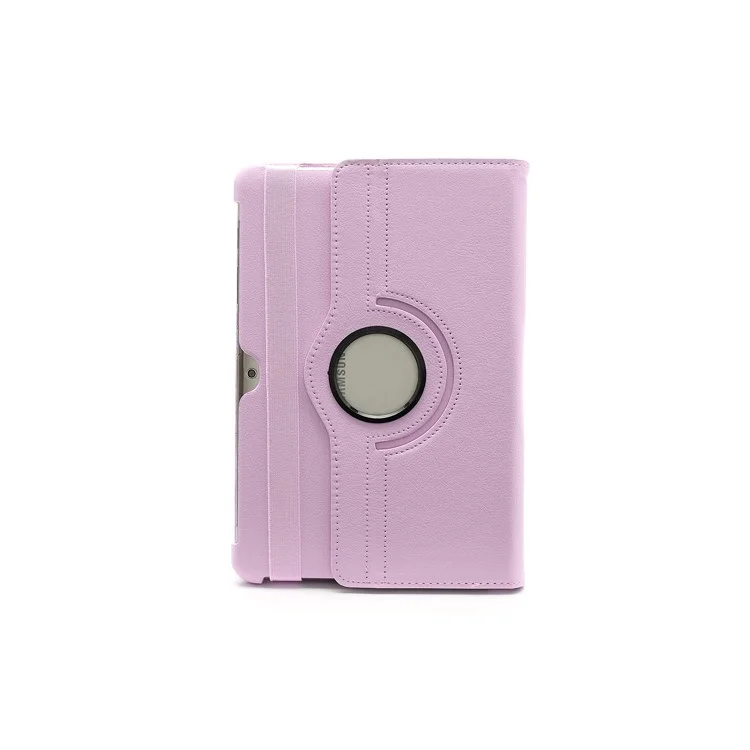 360 Degree Rotary Leather Stand Case for Samsung Galaxy Tab 2 10.1 P5100 P5110 P7500 P7510 - Pink