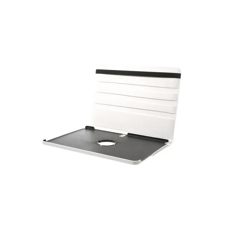 White for Samsung Galaxy Note Pro 12.2 P900 / Tab Pro 12.2 T900 Lychee Leather Shell w/ 360 Rotation Stand
