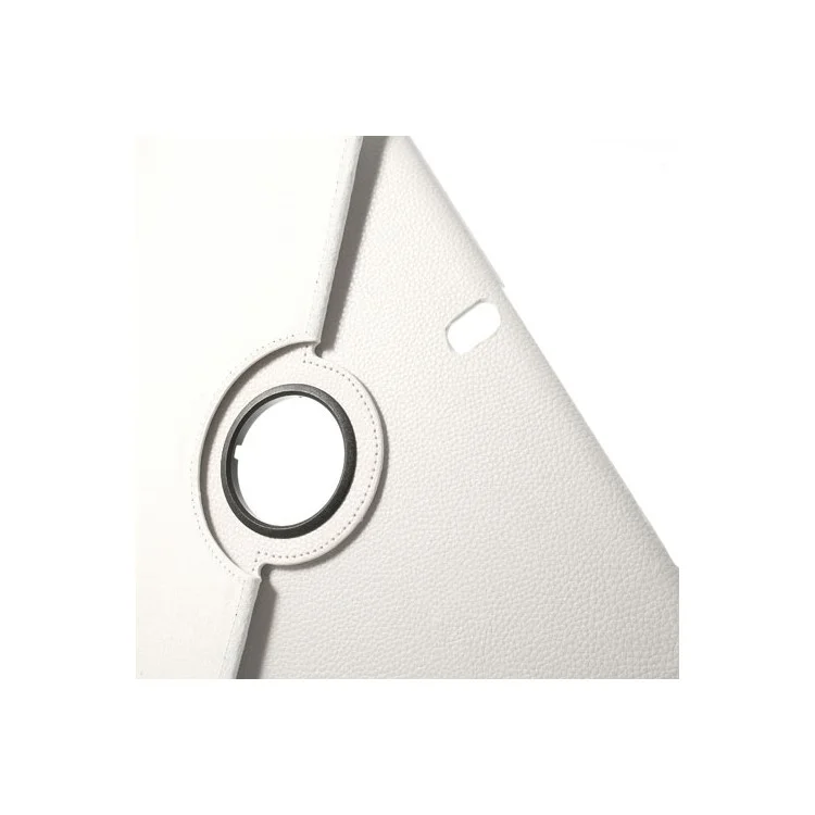White for Samsung Galaxy Note Pro 12.2 P900 / Tab Pro 12.2 T900 Lychee Leather Shell w/ 360 Rotation Stand