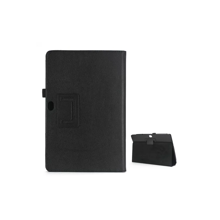 Litchi Leather Case Cover Stand for Microsoft Surface Windows RT - Black