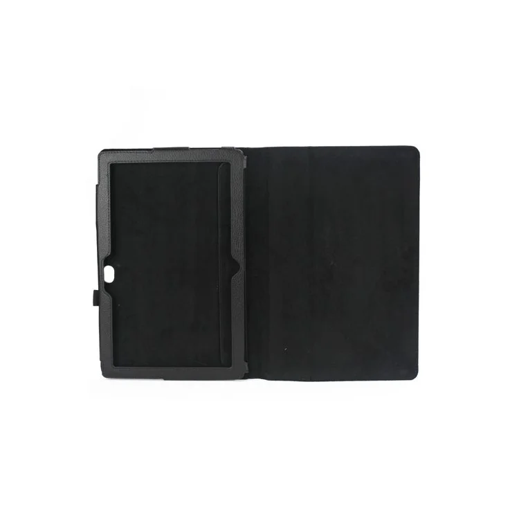 Litchi Leather Case Cover Stand for Microsoft Surface Windows RT - Black