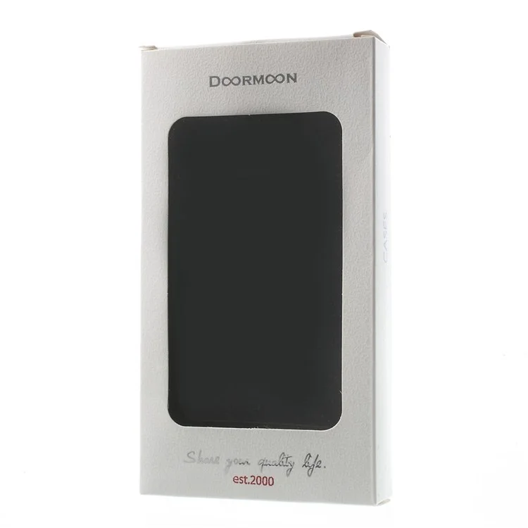 Doormoon Genuine Leather Stand Case for Sony Xperia T3 D5102 D5103 D5106 - Black