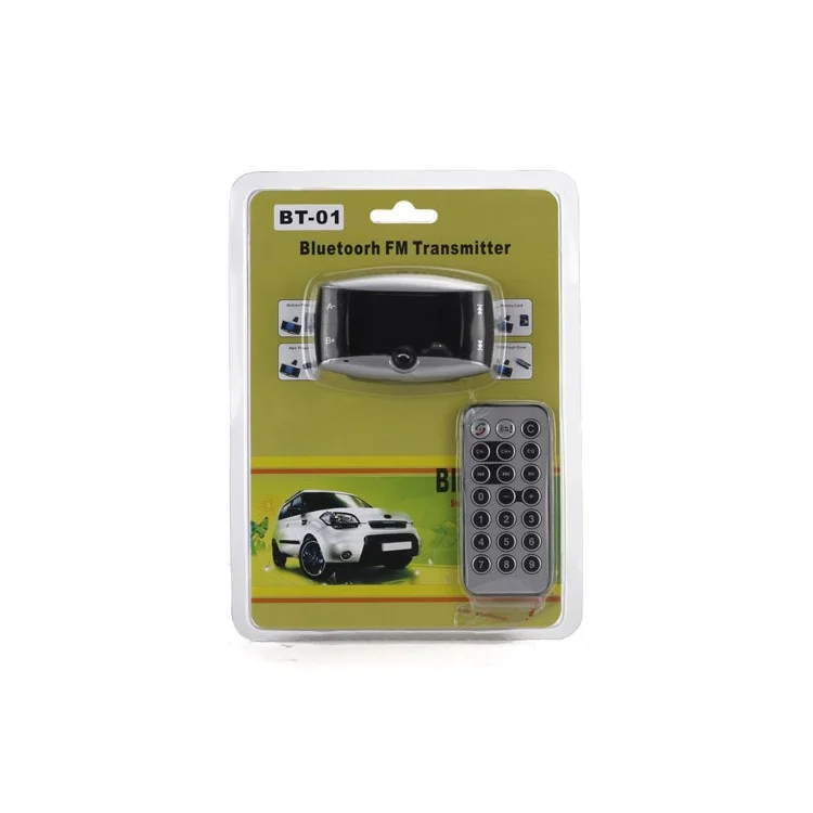Bluetooth MP3 SD MMC Car Kit FM Transmitter Modulator Handsfree Remote