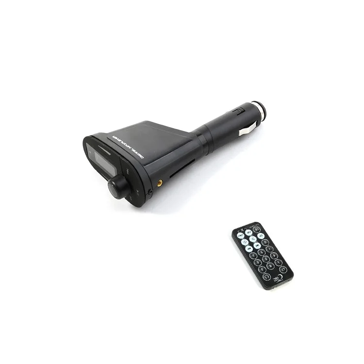 LCD Car MP3 Transmitter FM Modulator WMA Wireless with Remote Control & USB Port