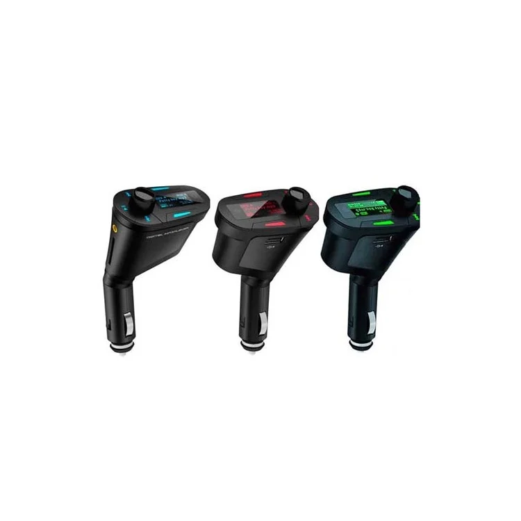 LCD Car MP3 Transmitter FM Modulator WMA Wireless with Remote Control & USB Port