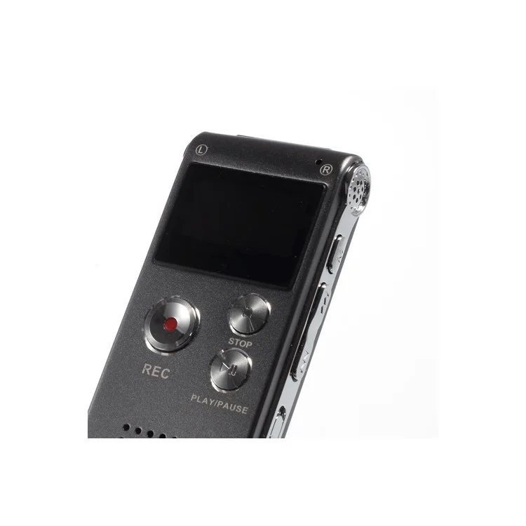 SK-012 Portable 8GB Digital Voice Recorder USB Flash Drive MP3 Player - Grey