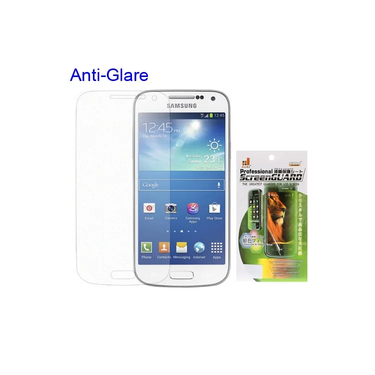 Premium Anti-Glare Screen Cover Film for Samsung Galaxy S4 mini I9190 I9192 I9195 (with Package)