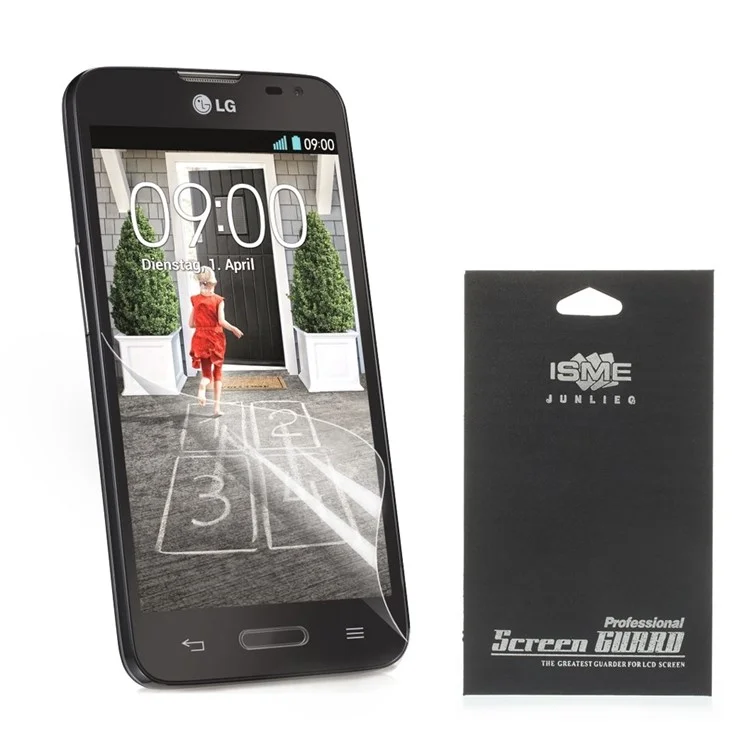 For LG L70 D320 Super Clear HD LCD Screen Protector (with Black Package)