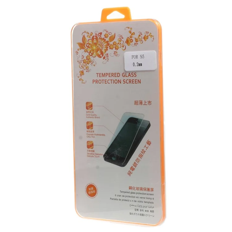 0.2mm Explosion-proof Tempered Glass Screen Protector Film for Samsung Galaxy S5 G900