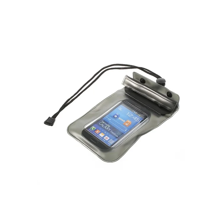 Black Waterproof Dry Bag Pouch for iPhone 5 5s 5c Samsung I9190 S7572 Etc, Fat Size: 11 x 10cm