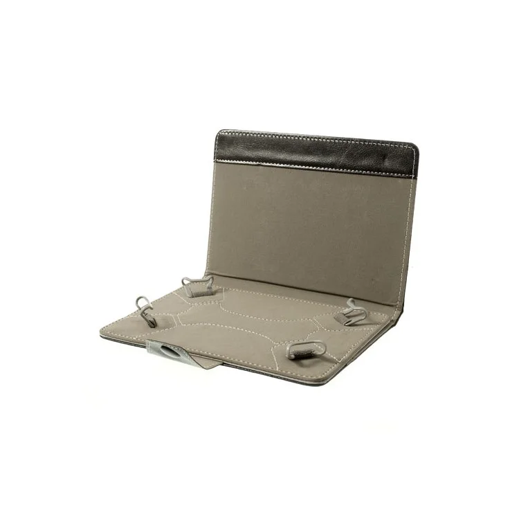 Black Universal Crazy Horse Leather Case Stand for Samsung Tab T110 T111 P3210 /Amazon Kindle Fire Etc, Size: 12.5 x 19.5cm
