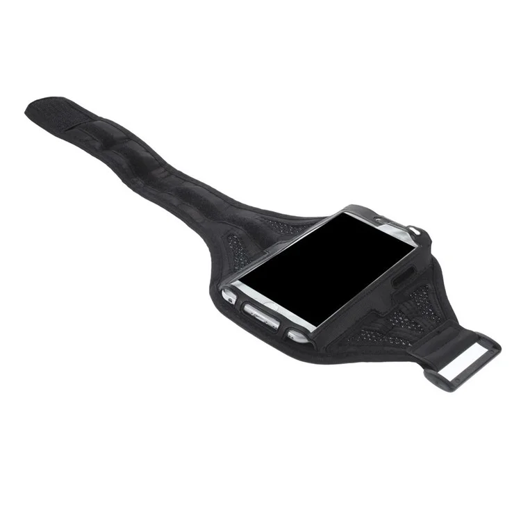 Black Gym Jogging Mesh Armband Case for Samsung Galaxy Note 3 N9005 iPhone 6 5.5 inch, Size: 15.5 x 8cm