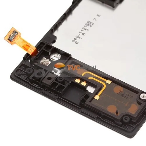 For Nokia Lumia 520 LCD Screen and Digitizer Assembly with Front Housing (OEM)