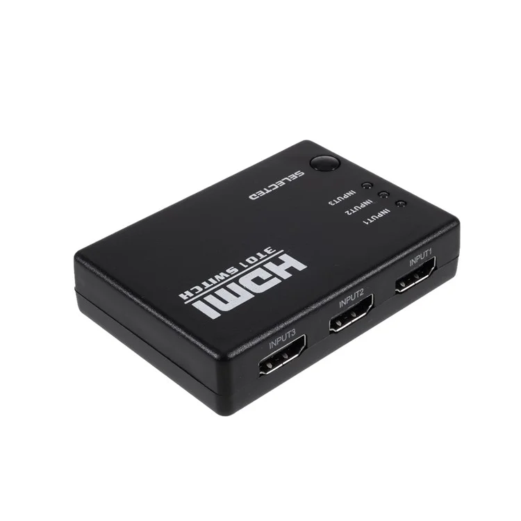 3 Port HDMI Switch Switcher Splitter 1080P w/Remote Control