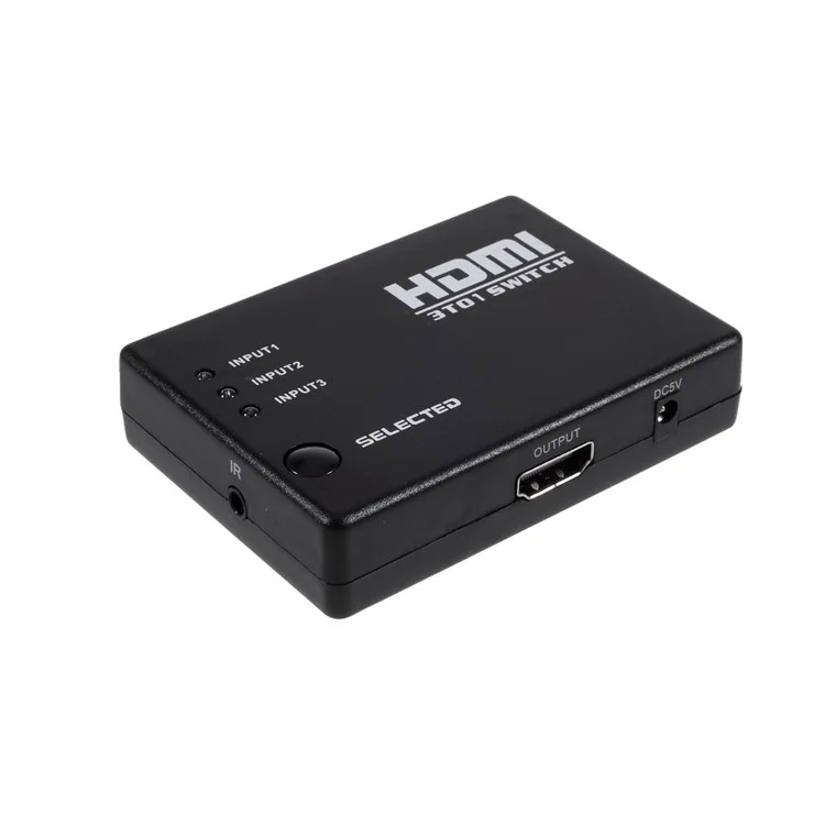 3 Port HDMI Switch Switcher 1080P w/Remote Control