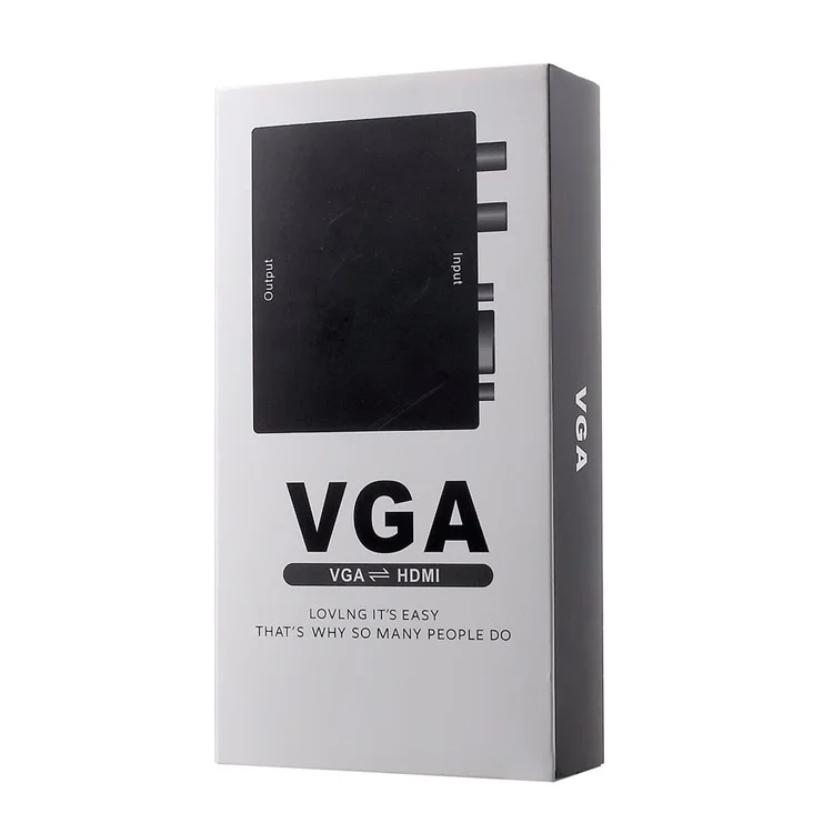 1080P VGA to HDMI Video Converter Adapter for Notebook Laptop PC