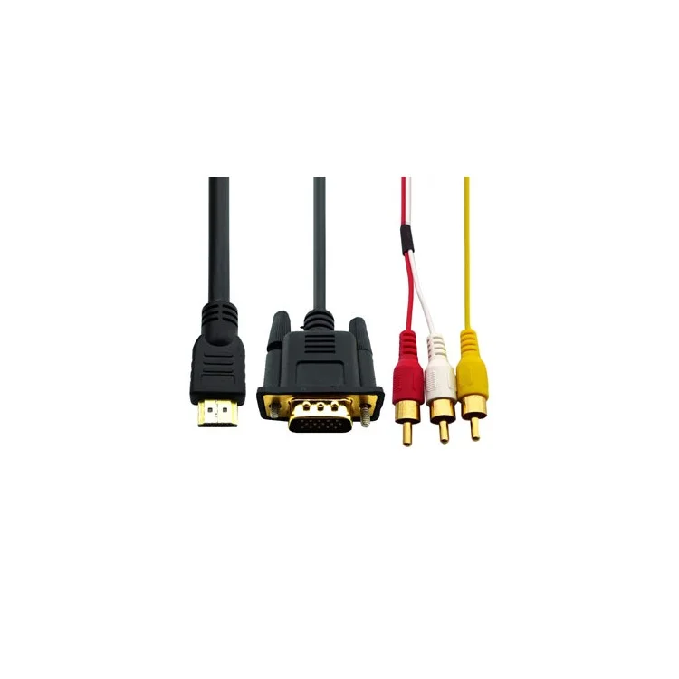 HDMI to AV/VGA Male Composite Lead(1.5M)