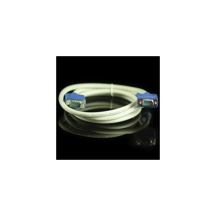 High Quality SVGA VGA Monitor M/M Male To Male Extension Cable,Length:1.5M
