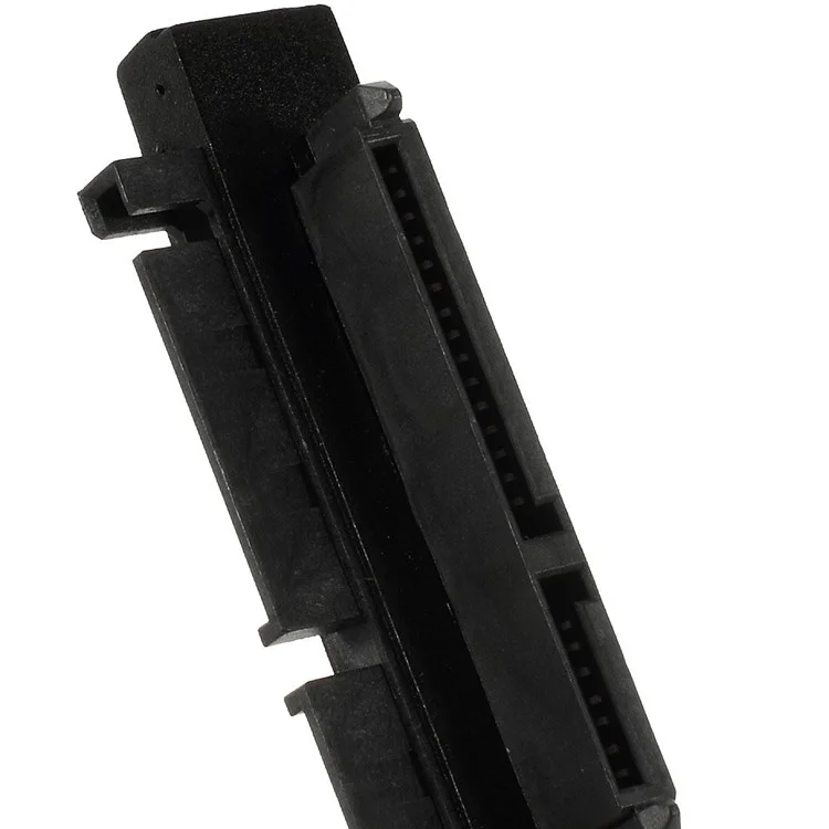 90 Degree Angled SATA 22 Pin (7+15Pin) Male to Female M/F Convertor Adapter