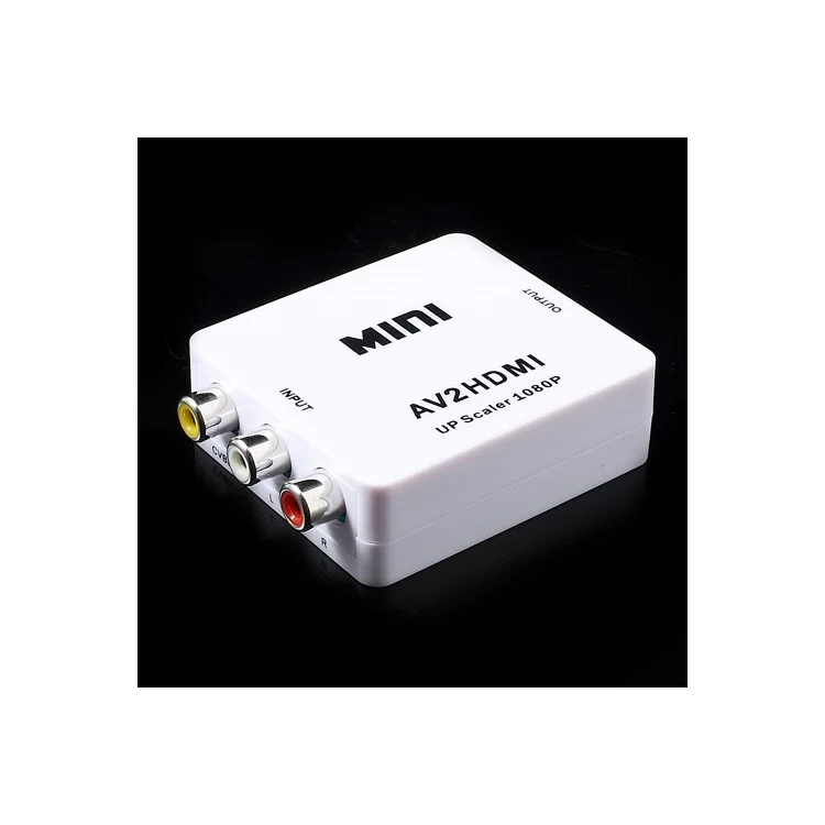 Mini Composite RCA CVBS AV to 720P 1080P HDMI Converter Adapter