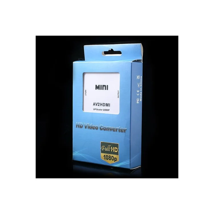 Mini Composite RCA CVBS AV to 720P 1080P HDMI Converter Adapter