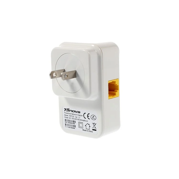 200Mbps Home-plug AV Powerline Network Ethernet Adapter Kit - US Plug
