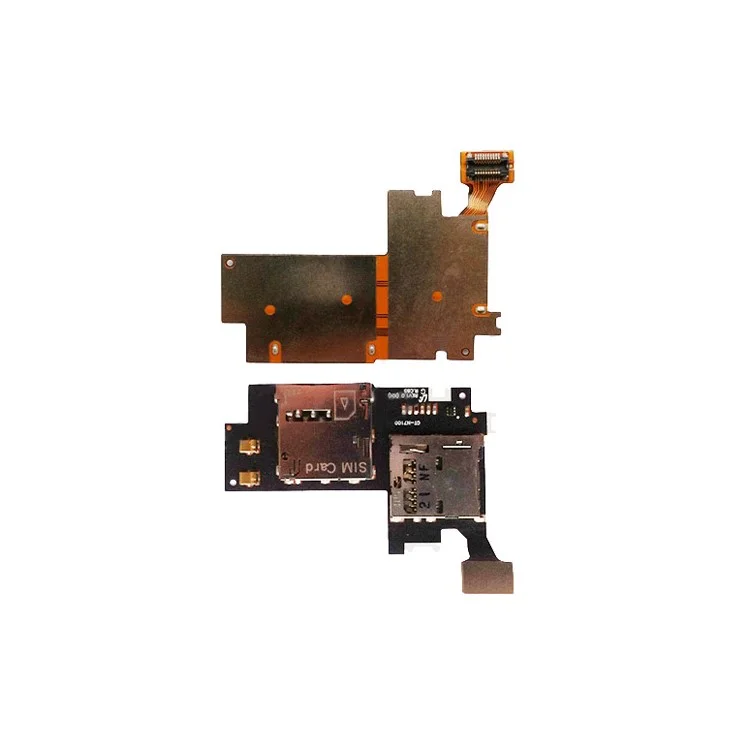For Samsung I317 Galaxy Note 2 AT&T SIM Card Connector and Memory Card Holder Flex Cable (OEM)