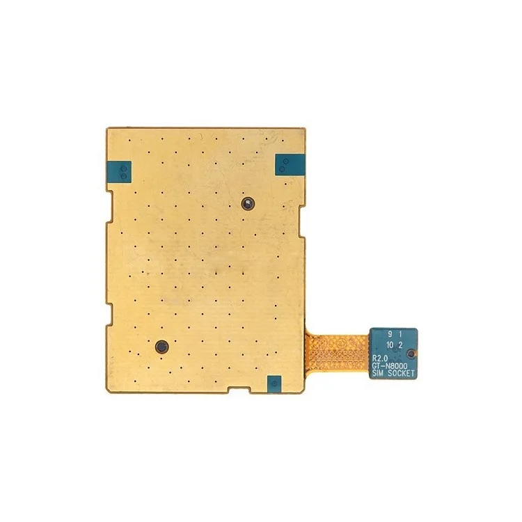 SIM Card Slot Contact Flex Cable without Metal Bracket for Samsung Galaxy Note 10.1 N8000 OEM