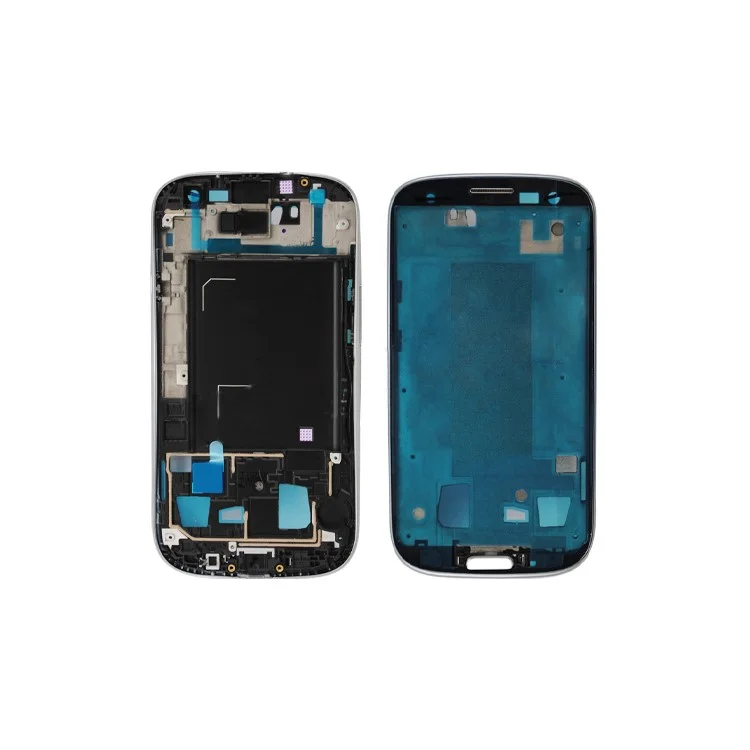 Front Housing Frame Bezel Plate for Samsung Galaxy S 3 iii OEM - Silver