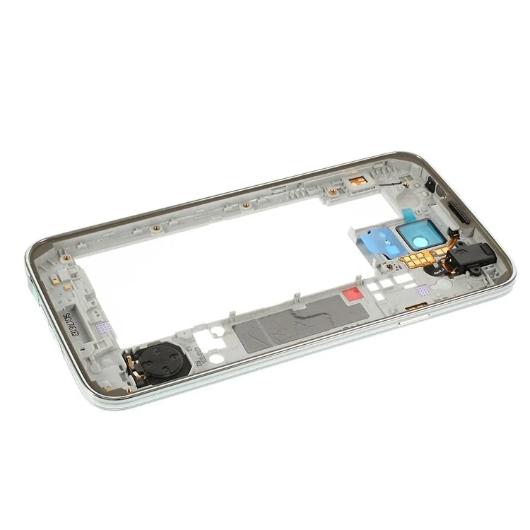 OEM Middle Plate with Side Keys Replacement for Samsung Galaxy S5 G900 - Silver