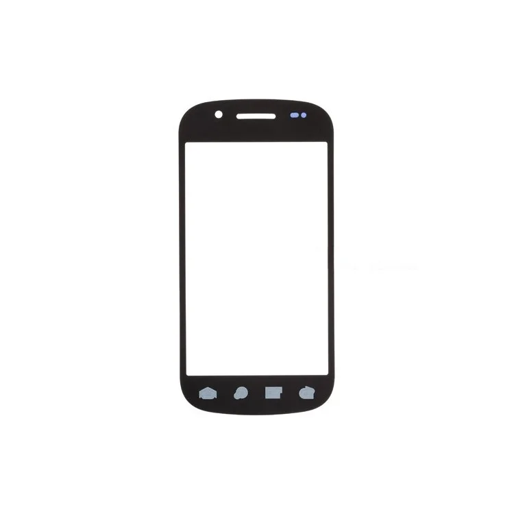 Black OEM Outer Front Glass Lens Parts for Samsung Google Nexus S I9020