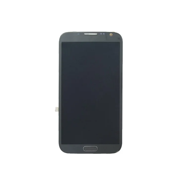 For Samsung N7100 Galaxy Note ii LCD Assembly with Touch Screen + Middle Frame - Grey (OEM)