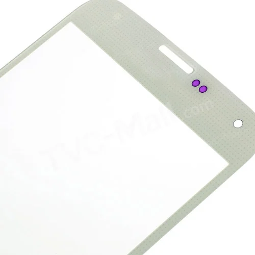 High Quality Front Outer Glass Lens Repair Part for Samsung Galaxy S5 SV GS 5 - White