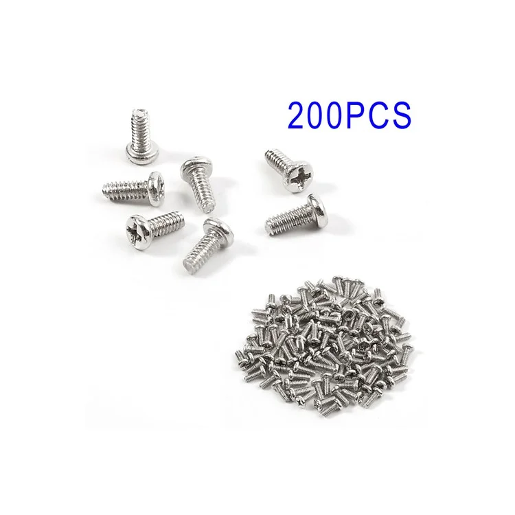 200PCS/Pack Repair Replacement Alloy Screws for Samsung Galaxy S 4 IV i9500