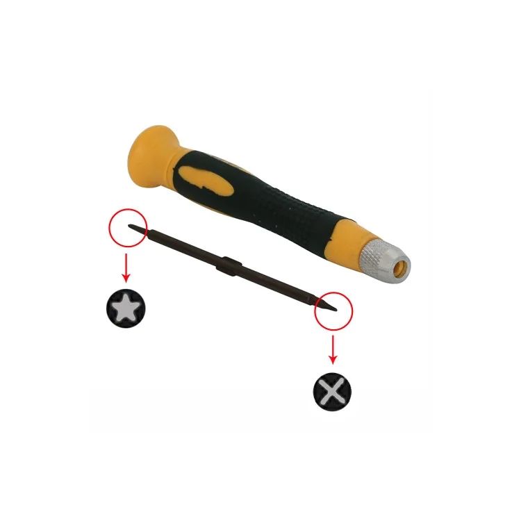 Double Ended Philips and Pentalobe Screwdriver for iPhone 4S 4 Repair