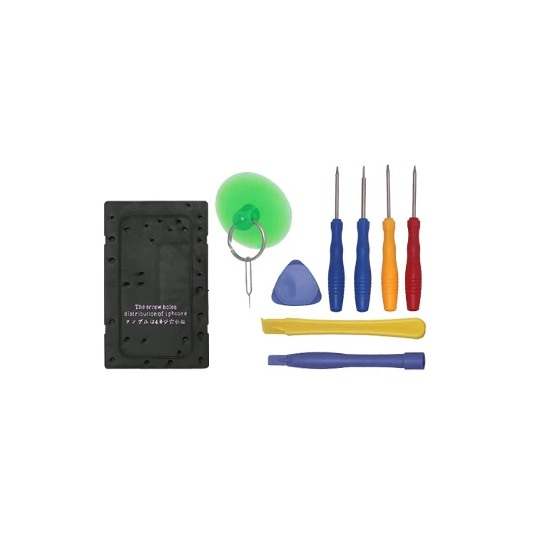 10 in 1 Opening Tool Screwdriver Repair Kit Set for iPhone 4 BlackBerry HTC