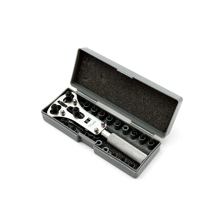 Stainless Steel Three Jaw Watch Case Opener Watch Repair Tools Remover with 15 Pins