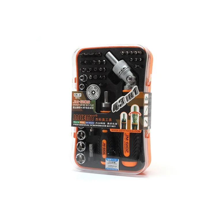 Jakemy 43 in 1 Professional Screwdriver Bit Set Precise Manual Tool JM-6102
