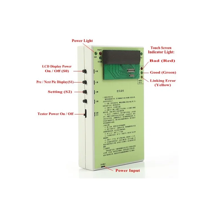 For iPhone 5 LCD Display Touch Screen Digitizer Tester Board Tool with Battery & PCB Board