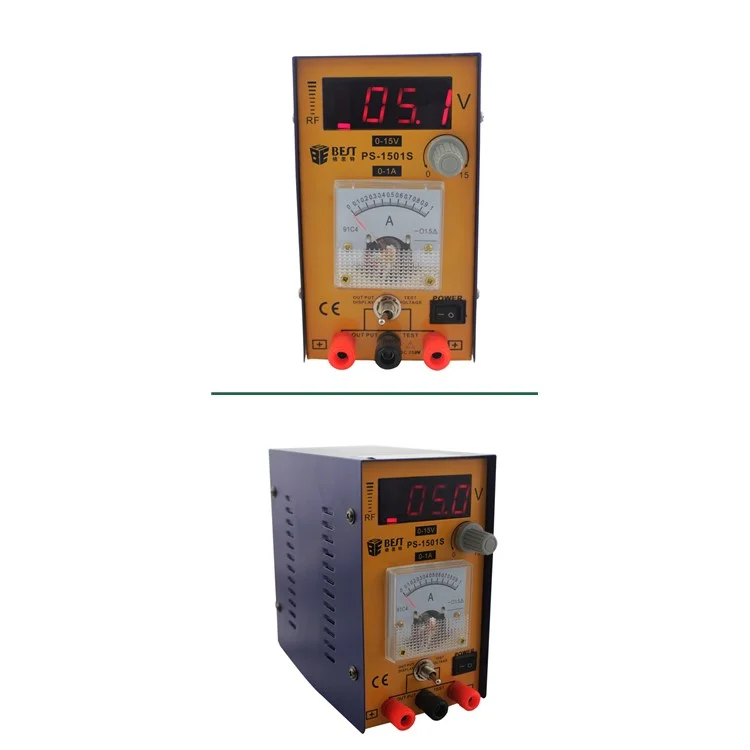 Best PS-1501S Digital 15V 1A Variable Cell Phone Precision DC Power Supply