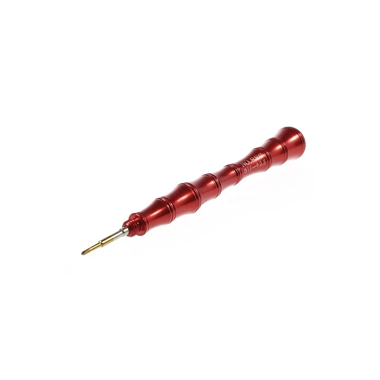 Pentalobe 0.8 + Philips Cross 1.5 Double Ended Steel Screwdriver Open Tool for iPhone 5s 5c 5 4s 4 - Red
