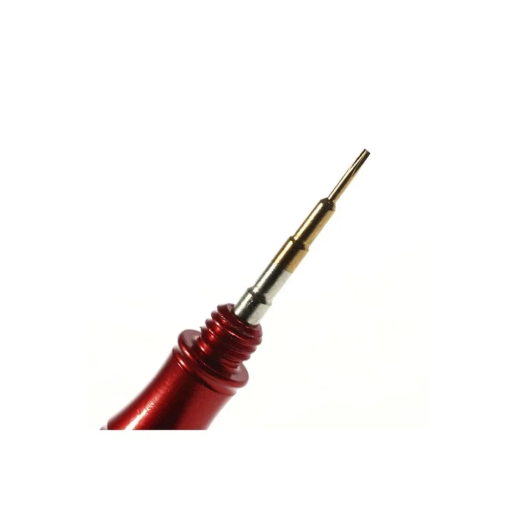 Pentalobe 0.8 + Philips Cross 1.5 Double Ended Steel Screwdriver Open Tool for iPhone 5s 5c 5 4s 4 - Red