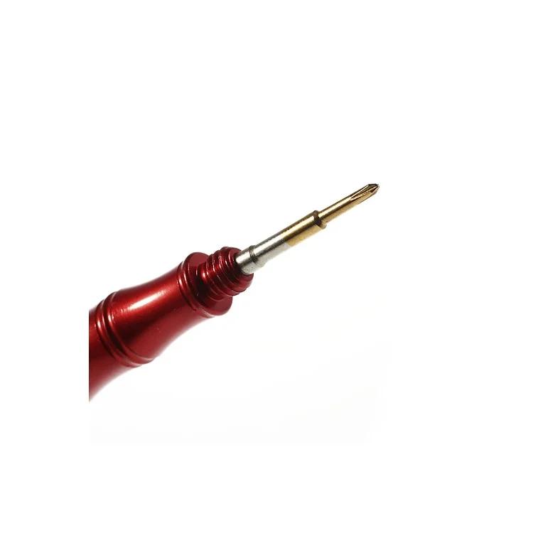 Pentalobe 0.8 + Philips Cross 1.5 Double Ended Steel Screwdriver Open Tool for iPhone 5s 5c 5 4s 4 - Red