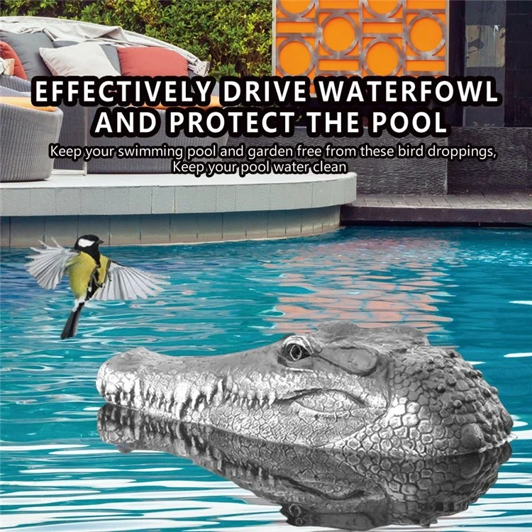 FLYTEC V005 2.4G RC Boat Simulation Crocodile Head Electric Racing Boat Summer Water Toy for Pool Lake Pond