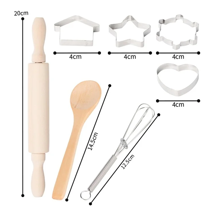 11Stück Schürze Hut Set Cosplay Küche Kostüm Rolle Tun so als ob für Jungen Mädchen Kleinkind Rollenspiel