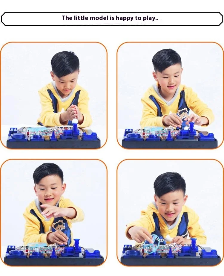 Kit d'expérimentation scientifique STEM 100 en 1, jouet éducatif, créateur de circuits électroniques, ensemble de 8