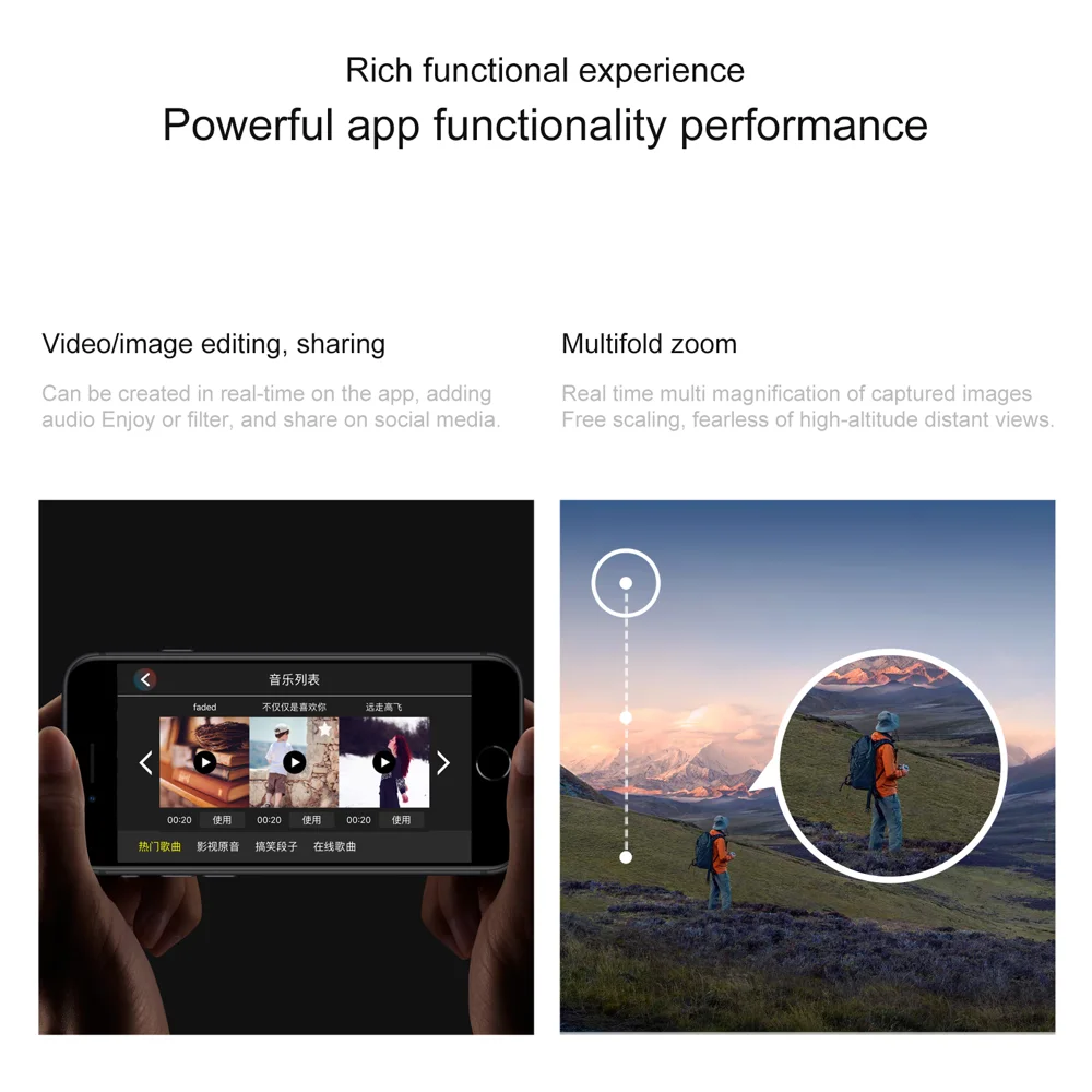E99D Drone Pliable à Double Objectif avec Effet Lumineux / Télécommande à Écran, Batterie Simple - E99 Gris 18